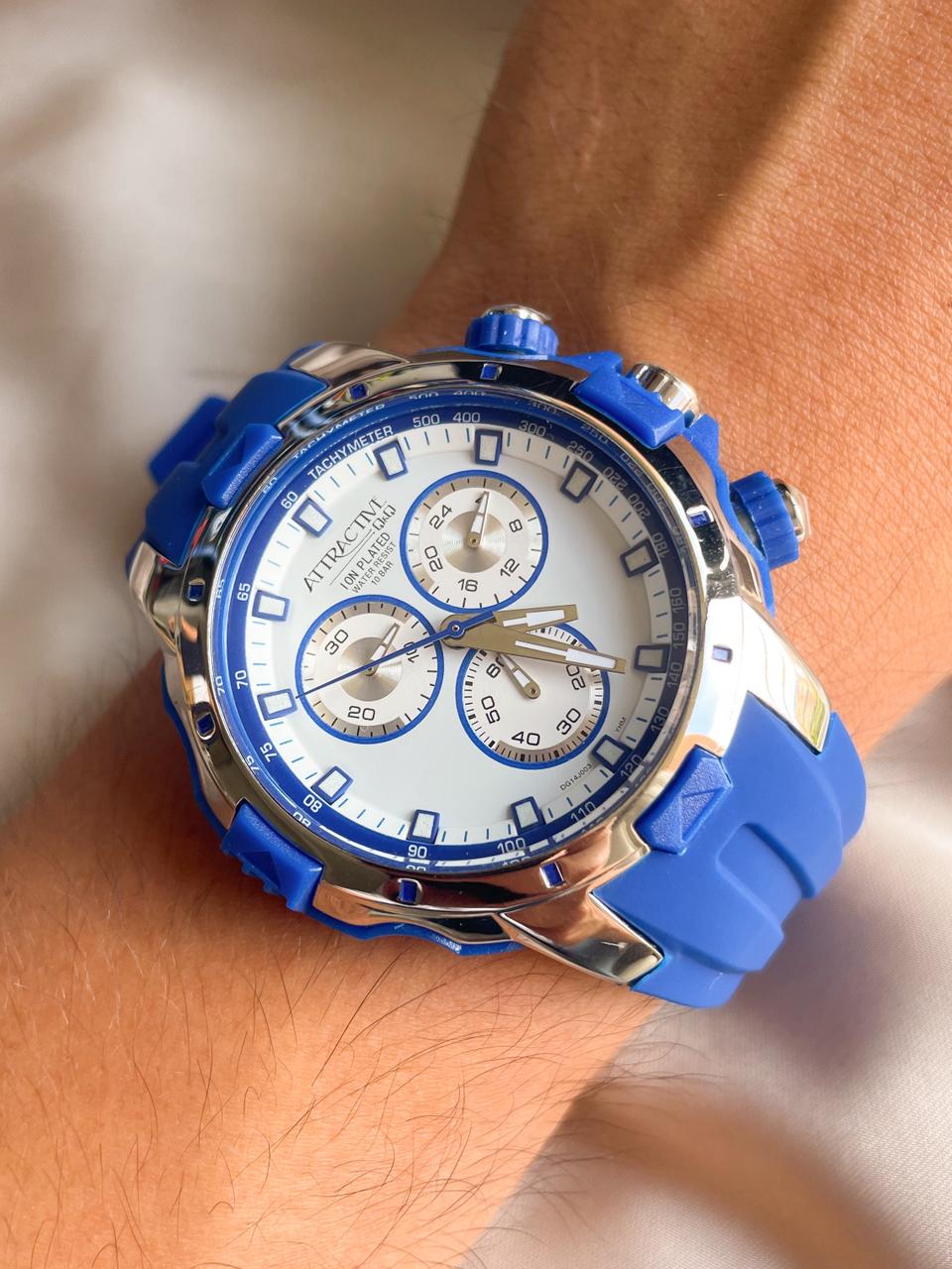 DG14J003Y AZUL CRONO Reloj QYQ DG14J003Y deportivo - Imagen 1