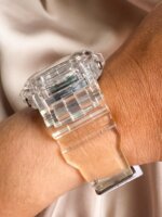 Reloj QYQ digital G14A-503VY transparente - Imagen 2