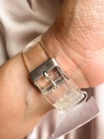 Reloj QYQ digital G14A-503VY transparente - Imagen 3