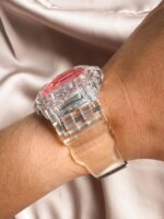 Reloj QYQ digital G14A-508VY transparente - Imagen 2