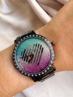 RELOJ QYQ NEGRO MUJER Q33B-503PY