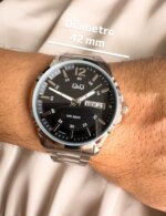 RELOJ QYQ A36-003PY PLATEADO HOMBRE - Imagen 2