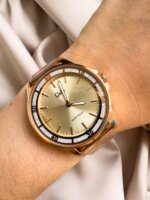 Reloj QYQ B47 ORO ROSA FONDO DORADO MALLA