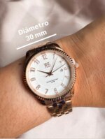 RELOJ YESS Y24070-06 ORO ROSA PEQUEÑO - Imagen 2