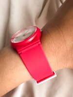 RELOJ QYQ VQ86J030Y VINOTINTO - Imagen 2