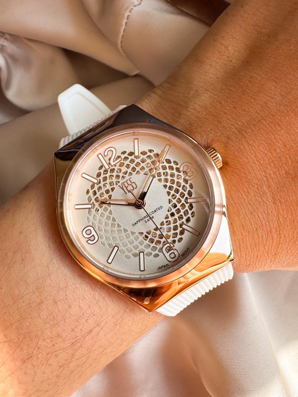 Y25032-03 YESS SILICONA BLANCO RELOJ YESS BLANCO Y25032-03 - Imagen 1