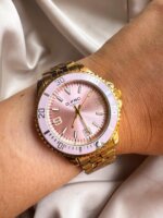 Reloj G force classic dorado rosado