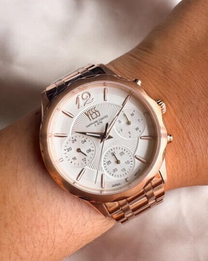 RELOJ YESS ORO ROSA PARA MUJER 250511-05