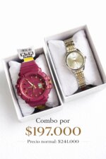 COMBO 005: 2 RELOJES X $197.000