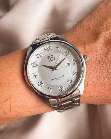 RELOJ YESS PLATEADO Y24076G-04