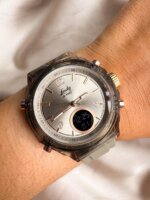 Reloj G force pequeño gris