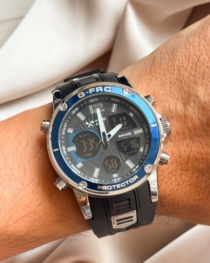 Reloj G-FORCE casco negro azul