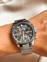 Reloj G force crono plateado